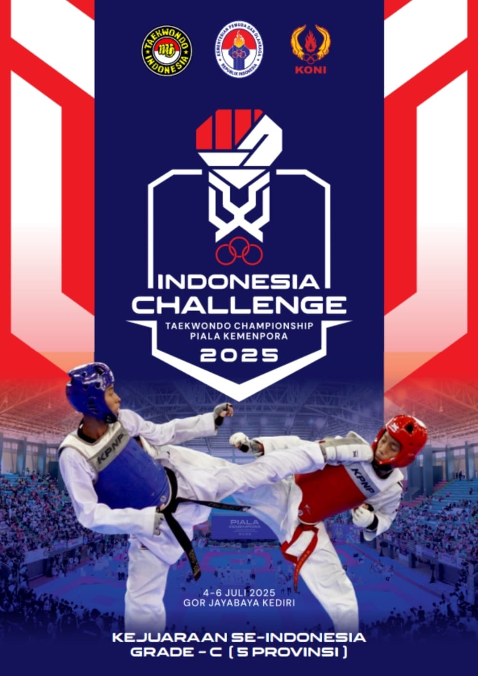 Ajang Pertarungan Prestasi Taekwondo di Tanah Air Taekwondo Indonesia Dojang macansleman